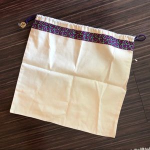 Tory Burch Canvas Drawstring Bag